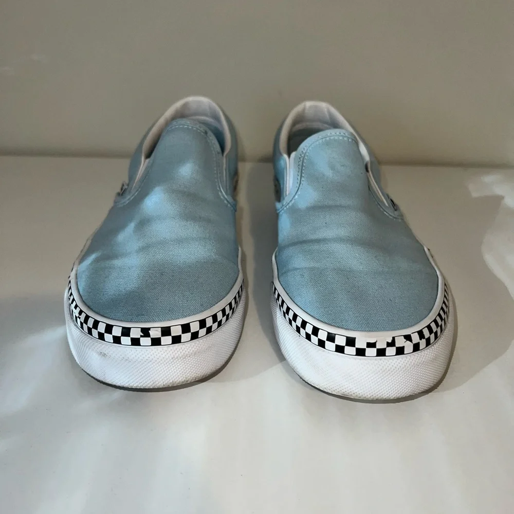 Vans Light Blue Slip-On Sneakers - Picture 3 of 5